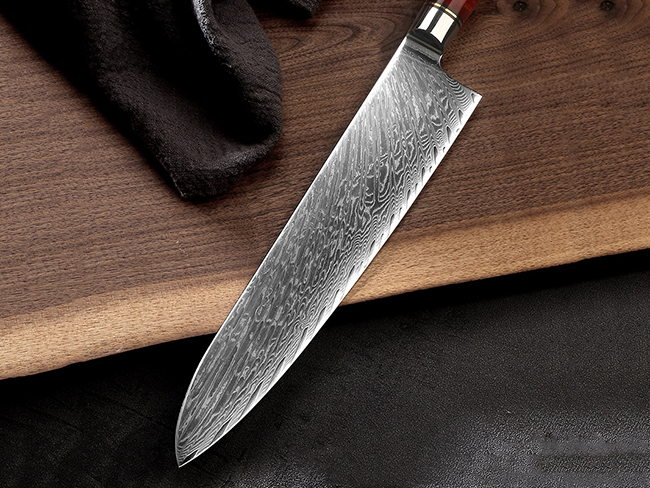 damascus kitchen knife