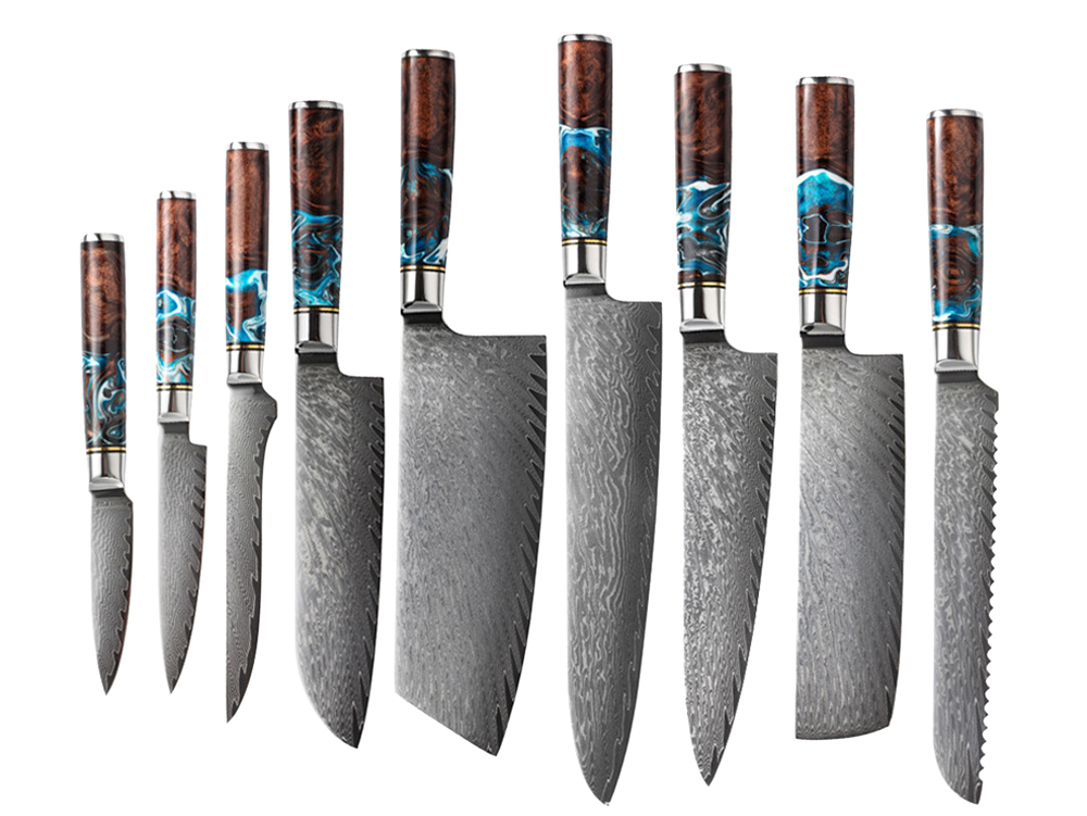 damascus steel kitchen knives