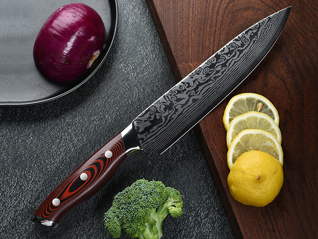 stainless steel kitchen knife