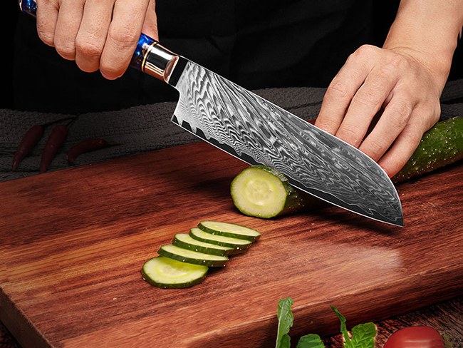 damascus steel chef's knife