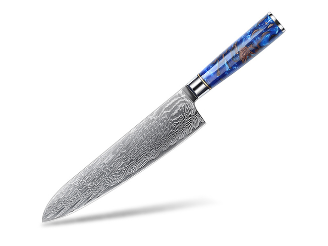 damascus steel chef's knife