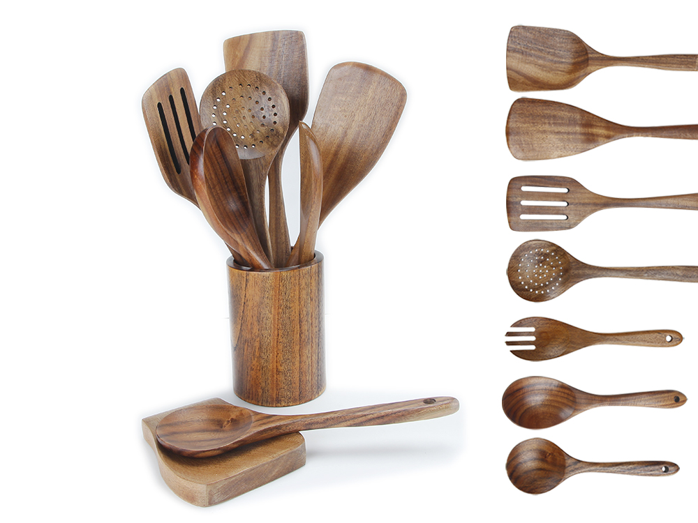 WB0205 Wooden Kitchen Utensil Set