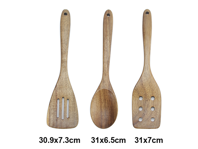 WB0212 Natural Acacia Wooden Spoons