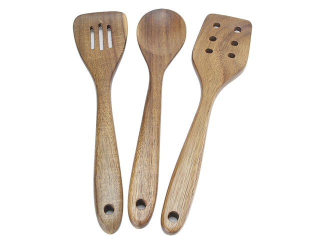 WB0212 Natural Premium Acacia Wood Spoons