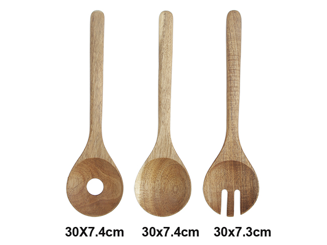 WB0213 acacia wood cooking spoons