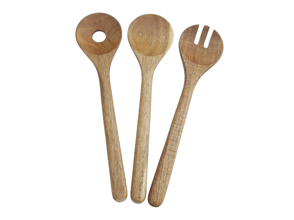 WB0213 solid wood cooking spoons