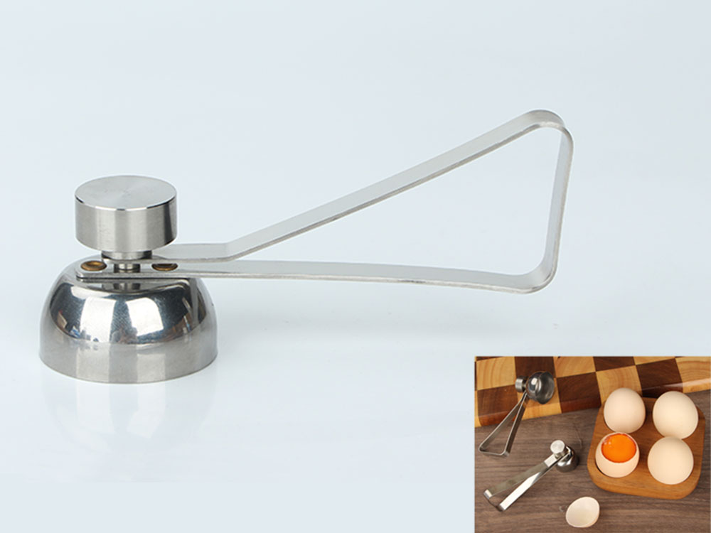 Egg Cracker Tool, 3.5cm Stainless Steel Egg Shell Cutter Tool, Egg Top Cutter for/Soft Hard Boiled