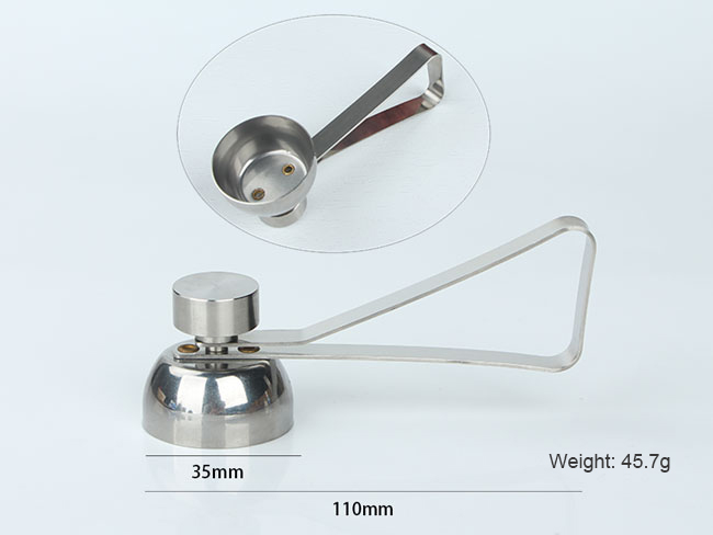 Egg Cracker Tool, 3.5cm Stainless Steel Egg Shell Cutter Tool, Egg Top Cutter for/Soft Hard Boiled