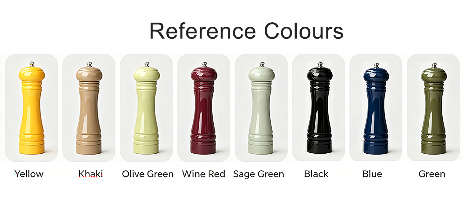 wooden salt and pepper mills