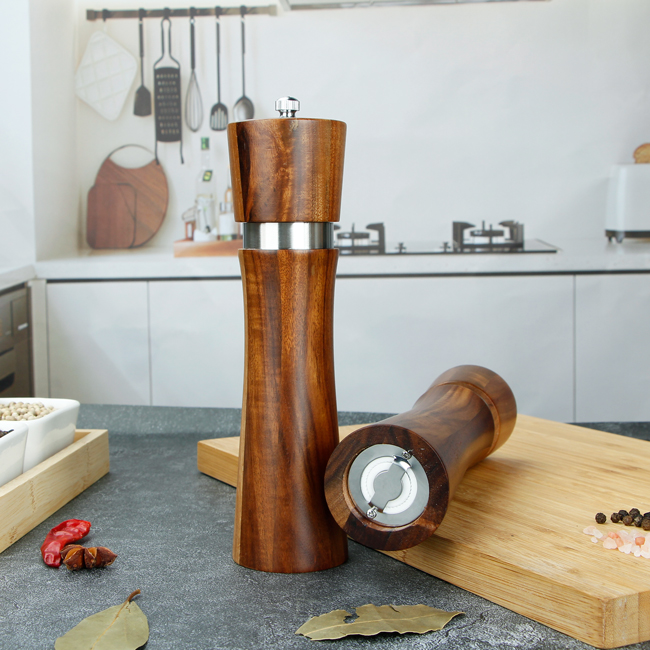 Refillable Salt and Pepper Mills