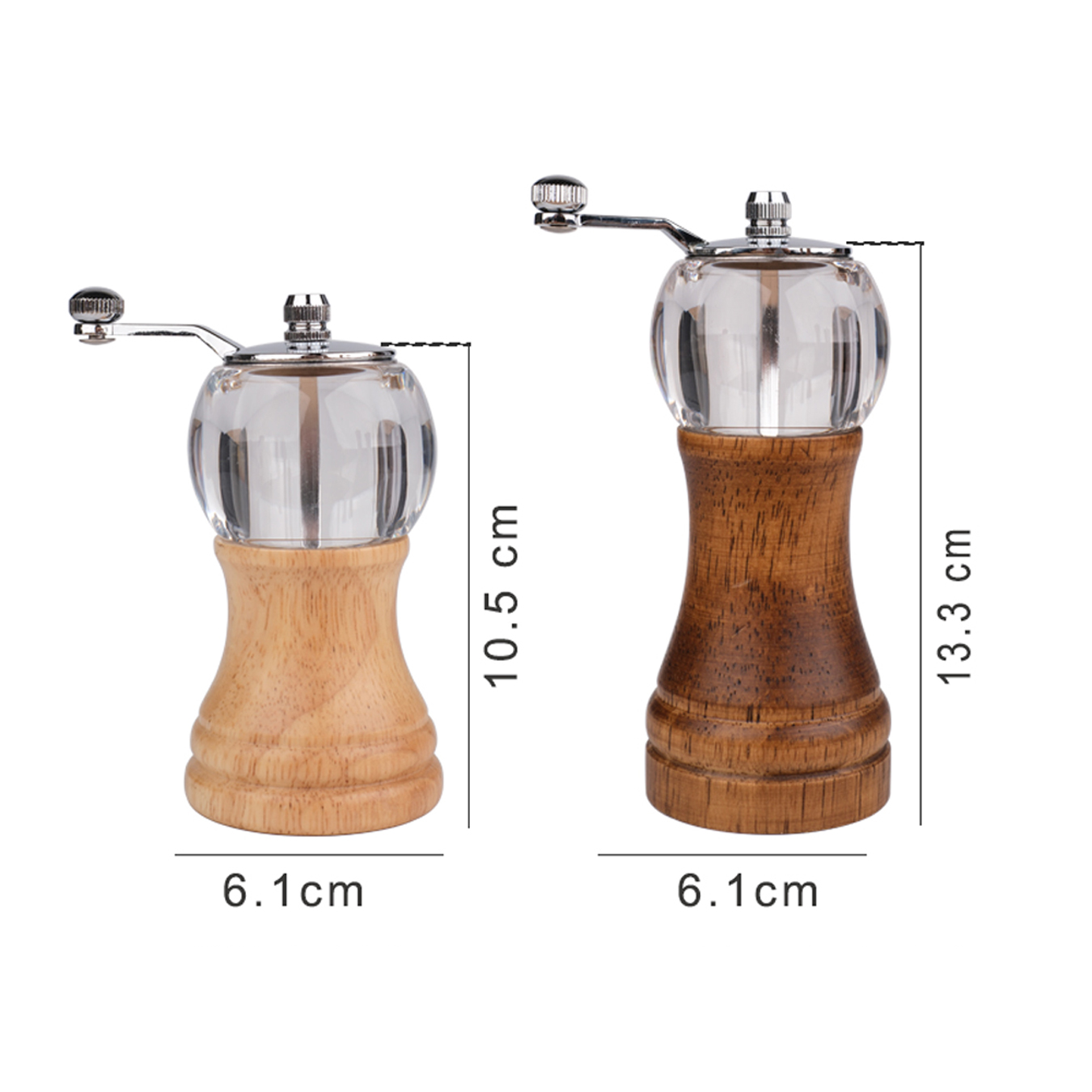 custom wood acrylic spice grinder manufacturer